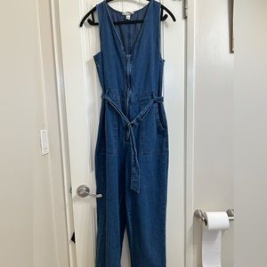 Target denim jumpsuit